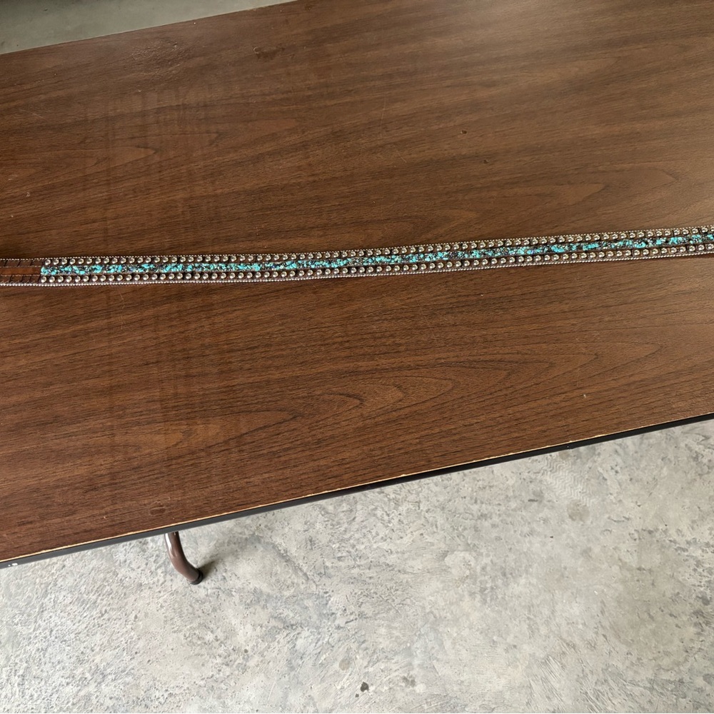Buckle Brown and Turquoise Belt